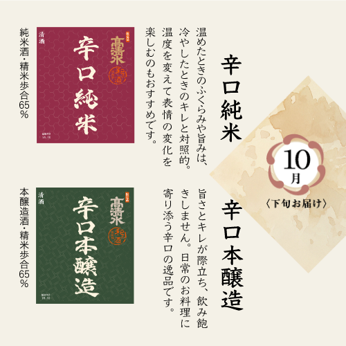 高清水頒布会「和の酒倶楽部」（2026）