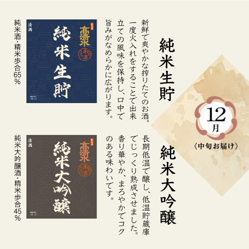 高清水頒布会「和の酒倶楽部」（2026）